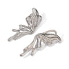 Stainless Steel Geometric Butterfly Earrings Jewelry Y2k Style Electroplating For Women
