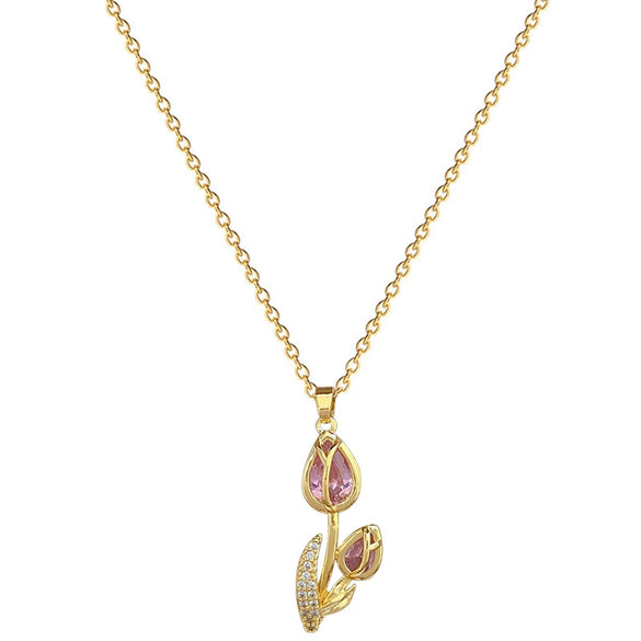 Stainless Steel Geometric Cartoon Style Full Diamond Necklace For Women And Men