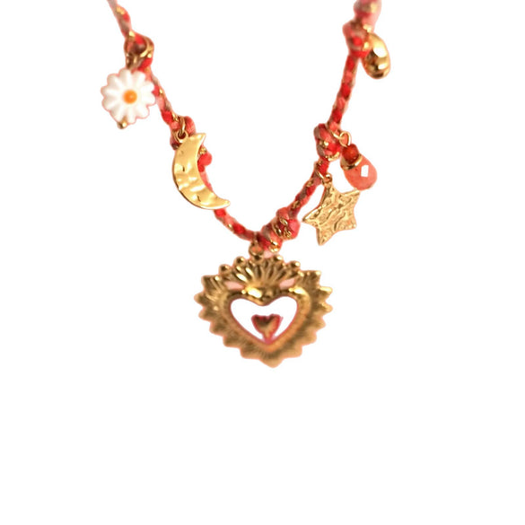 Stainless Steel Geometric Casual Style Electroplated Pendant Rope Necklace Bracelet