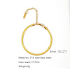 Stainless Steel Geometric Charm Unisex Bracelet 18K Vacuum Plated