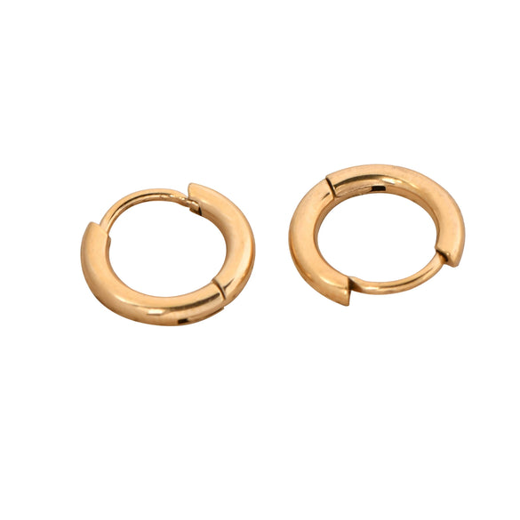 Stainless Steel Geometric Circle Earrings Unisex Fashion Jewelry