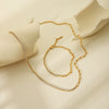 Stainless Steel Geometric Claw Chain Bracelet With Electroplating Treatment