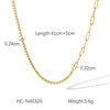 Stainless Steel Geometric Claw Chain Bracelet With Electroplating Treatment