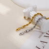 Stainless Steel Geometric Coarse Twist Electroplated Unisex Bracelet