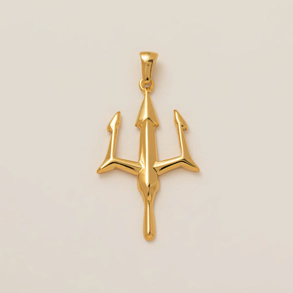Stainless Steel Geometric Cross Pendant Jewelry Accessories With 18K Gold Electroplating