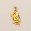 Stainless Steel Geometric Cross Pendant Jewelry Accessories With 18K Gold Electroplating