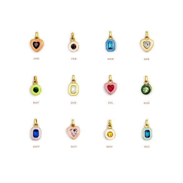Stainless Steel Geometric Crystal Pendant With Vacuum Plating In 18K Gold Color