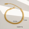 Stainless Steel Geometric Cuban Bracelet Electroplated Jewelry For Ladies And Unisex
