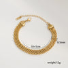 Stainless Steel Geometric Cuban Bracelet Electroplated Jewelry For Ladies And Unisex