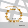 Stainless Steel Geometric Cuban Bracelet Electroplated Jewelry For Ladies And Unisex