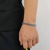 Stainless Steel Geometric Cuban Chain Bracelet With Buckle Electroplated Hip Hop Link Jewelry For Men And Women