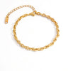Stainless Steel Geometric Cuban Chain Electroplated Highend Jewelry Women's Bracelet