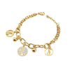Stainless Steel Geometric Diamond Electroplated Fashion Unisex Bracelet