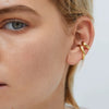 Stainless Steel Geometric Ear Clip Electroplated Women's Earrings