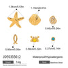 Stainless Steel Geometric Earrings Electroplated For Women Light Luxury Highend Jewelry