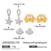Stainless Steel Geometric Earrings Electroplating Light Luxury Highend Original Design Niche Animal Style For Women