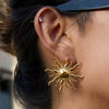 Stainless Steel Geometric Earrings For Women Electroplated Light Luxury Jewelry