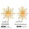Stainless Steel Geometric Earrings For Women Electroplated Light Luxury Jewelry