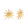 Stainless Steel Geometric Earrings For Women Electroplated Light Luxury Style
