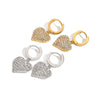 Stainless Steel Geometric Earrings For Women With Electroplating Design