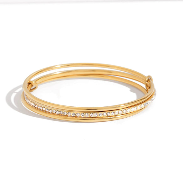 Stainless Steel Geometric Electroplated Bracelet Jewelry