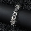 Stainless Steel Geometric Electroplated Hiphop Style Bracelet