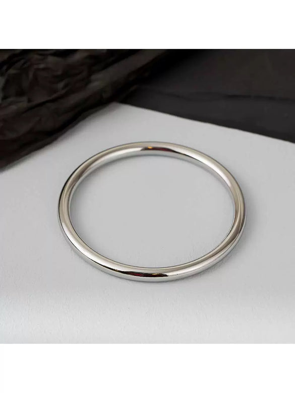 Stainless Steel Geometric Electroplated Imitation Gold Unfading Bracelet For Women