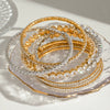 Stainless Steel Geometric Electroplated Jewelry Bracelet Collar Necklace