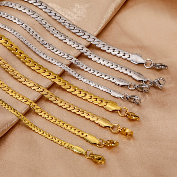 Stainless Steel Geometric Electroplated Unisex Bracelet Jewelry