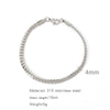 Stainless Steel Geometric Electroplated Unisex Bracelet Jewelry