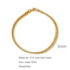 Stainless Steel Geometric Electroplated Unisex Bracelet Jewelry