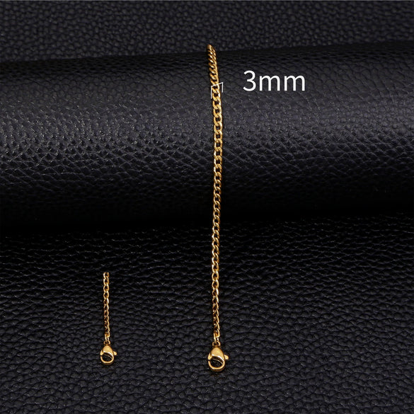 Stainless Steel Geometric Electroplated Unisex Bracelet