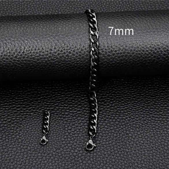 Stainless Steel Geometric Electroplated Unisex Bracelet