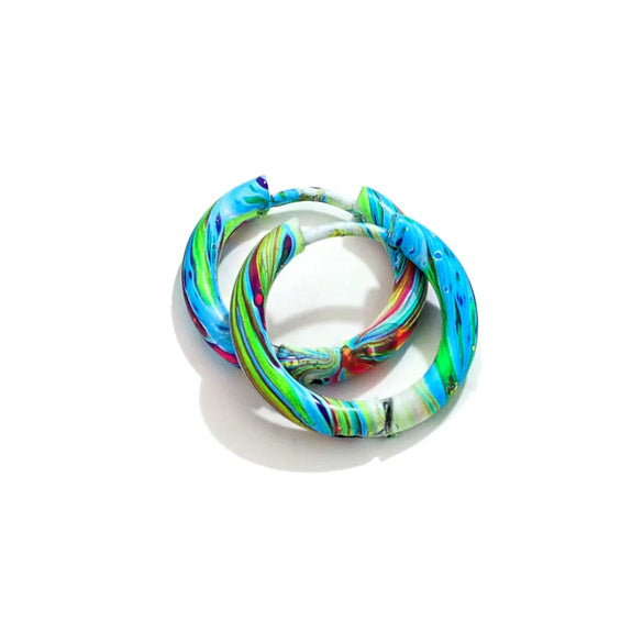 Stainless Steel Geometric Electroplated Unisex Piercing Ear Buckle And Ear Clip
