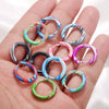 Stainless Steel Geometric Electroplated Unisex Piercing Ear Buckle And Ear Clip