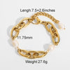 Stainless Steel Geometric Electroplated Women's Bracelet Jewelry