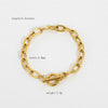 Stainless Steel Geometric Electroplated Women's Bracelet Jewelry