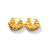 Stainless Steel Geometric Electroplated Women's Earrings