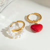 Stainless Steel Geometric Electroplated Women's Earrings