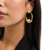 Stainless Steel Geometric Electroplated Women's Earrings