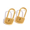 Stainless Steel Geometric Electroplated Women's Earrings