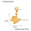 Stainless Steel Geometric Electroplated Women's Fashion Jewelry Bracelet Anklet Combination