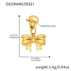 Stainless Steel Geometric Electroplated Women's Fashion Jewelry Bracelet Anklet Combination