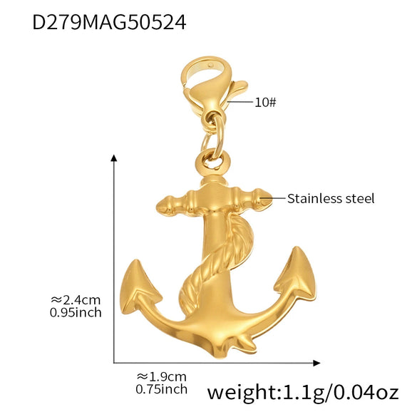 Stainless Steel Geometric Electroplated Women's Fashion Jewelry Bracelet Anklet Combination