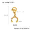 Stainless Steel Geometric Electroplated Women's Fashion Jewelry Bracelet Anklet Combination