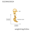 Stainless Steel Geometric Electroplated Women's Fashion Jewelry Bracelet Anklet Combination