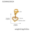 Stainless Steel Geometric Electroplated Women's Fashion Jewelry Bracelet Anklet Combination