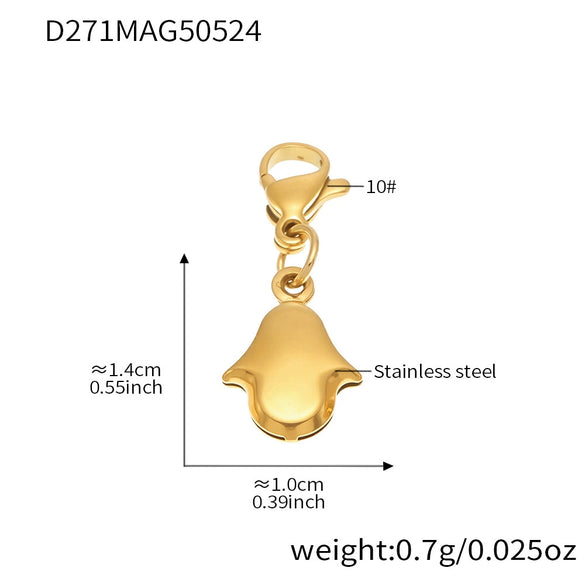 Stainless Steel Geometric Electroplated Women's Fashion Jewelry Bracelet Anklet Combination