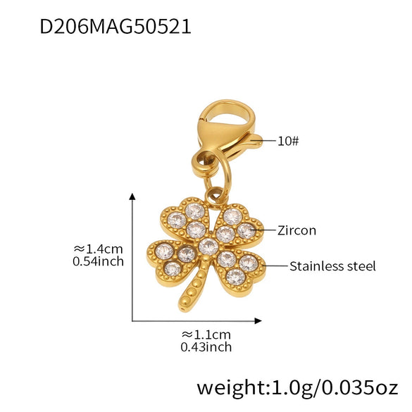 Stainless Steel Geometric Electroplated Women's Fashion Jewelry Bracelet Anklet Combination