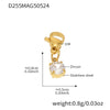 Stainless Steel Geometric Electroplated Women's Fashion Jewelry Bracelet Anklet Combination